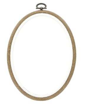 Woodgrain Hoop - Oval
