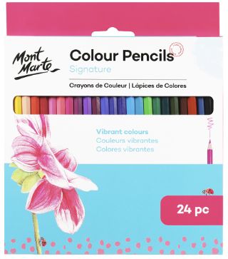 Mont Marte Essential Color Pencils 24