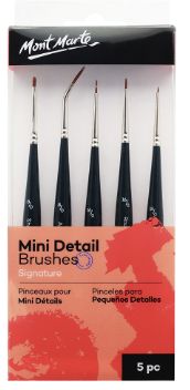 Mont Marte Mini Detail Brush Set  5pc
