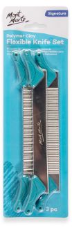 Mont Marte Flexible Clay Blades 3pc