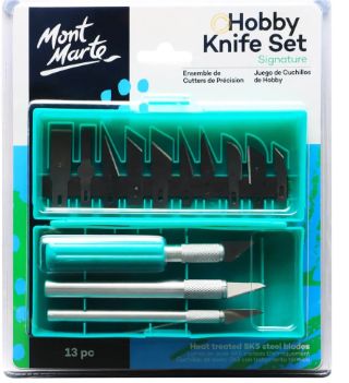 Mont Marte Hobby Knife Set 13pc