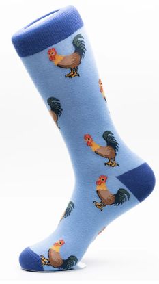 Mojja Socks - L/XL Roosters