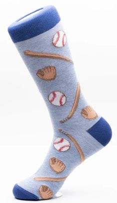 Mojja Socks - L/XL Baseball