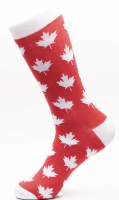 Mojja Socks - L/XL Canada Maple Leaf