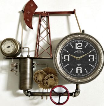 Pump Jack Clock