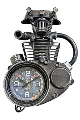 Motorcycle Engine Wall Clock