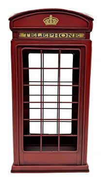 Telephone Booth Wine Holder