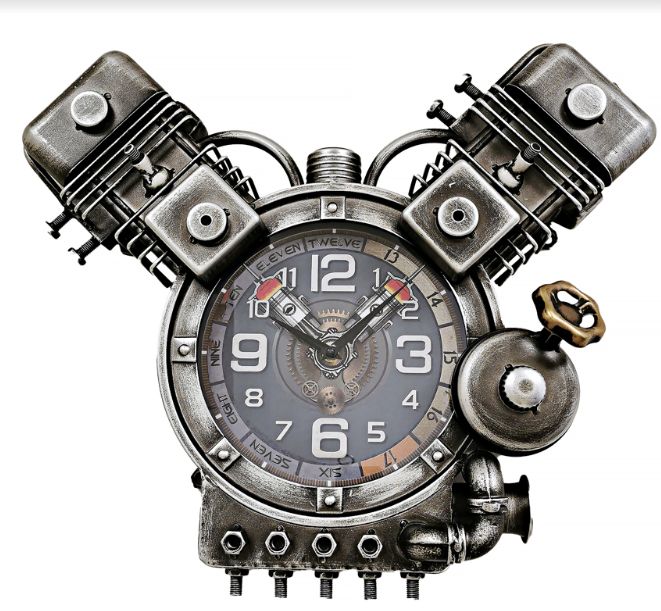 Engine Wall Clock