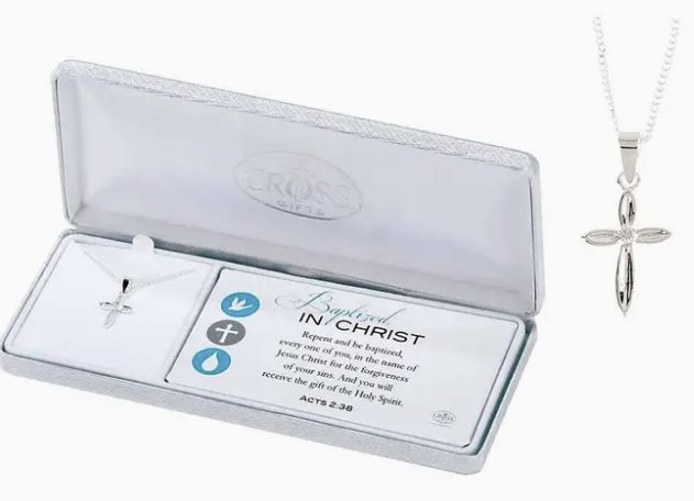 Baptized in Christ Boxed Necklace