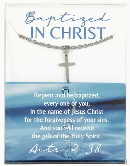 Baptized in Christ Male Necklace