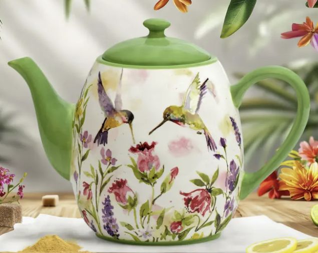 Hummingbird Teapot