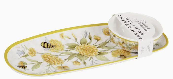 Bee Sweet Tray and Dip Bowl