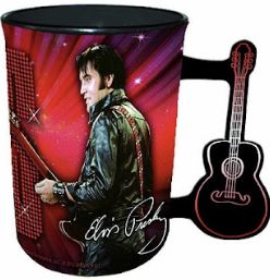 RL QE8605  Elvis Red Guitar