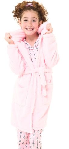 Pink Heart Bathrobe