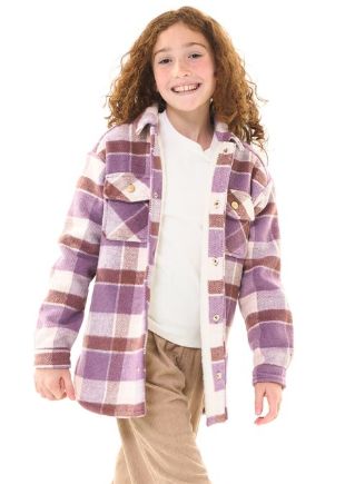 Purple Lined Shacket