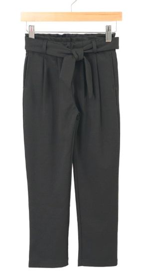 Black Tie Belt Pant