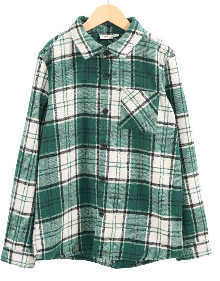 Unlined Shacket Green