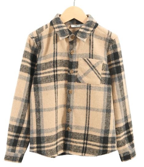Unlined Shacket Brown