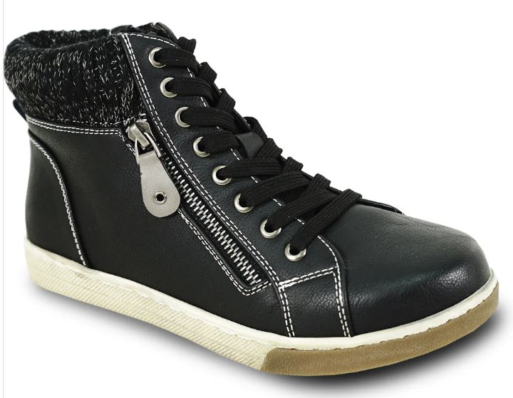 Black Riley Ankle Boot