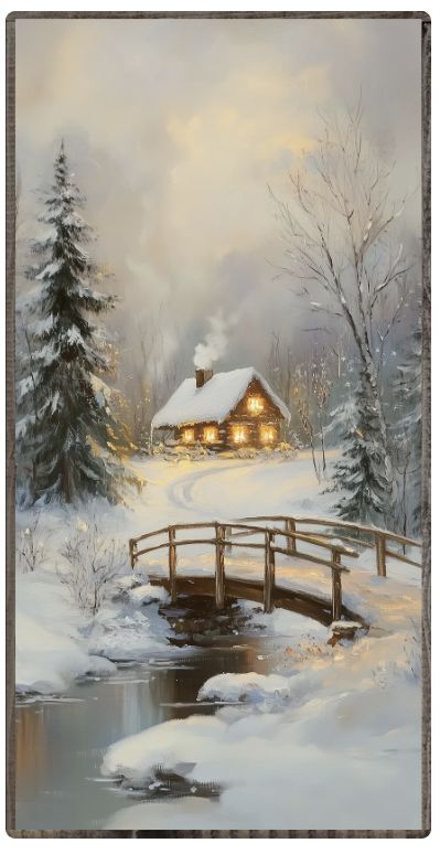 Vertical Winter Cabin