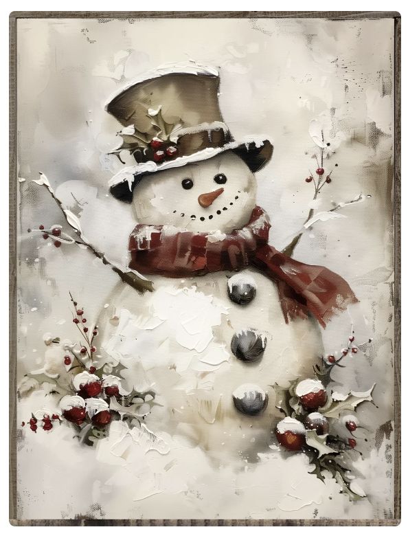 Vintage Snowman