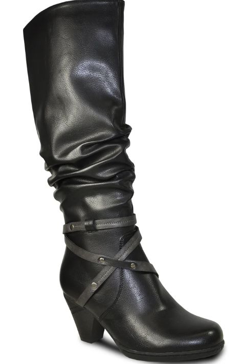 Tall Strap Detail Dress Boot