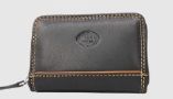 The Trend Leather RFID Accordion Zip
