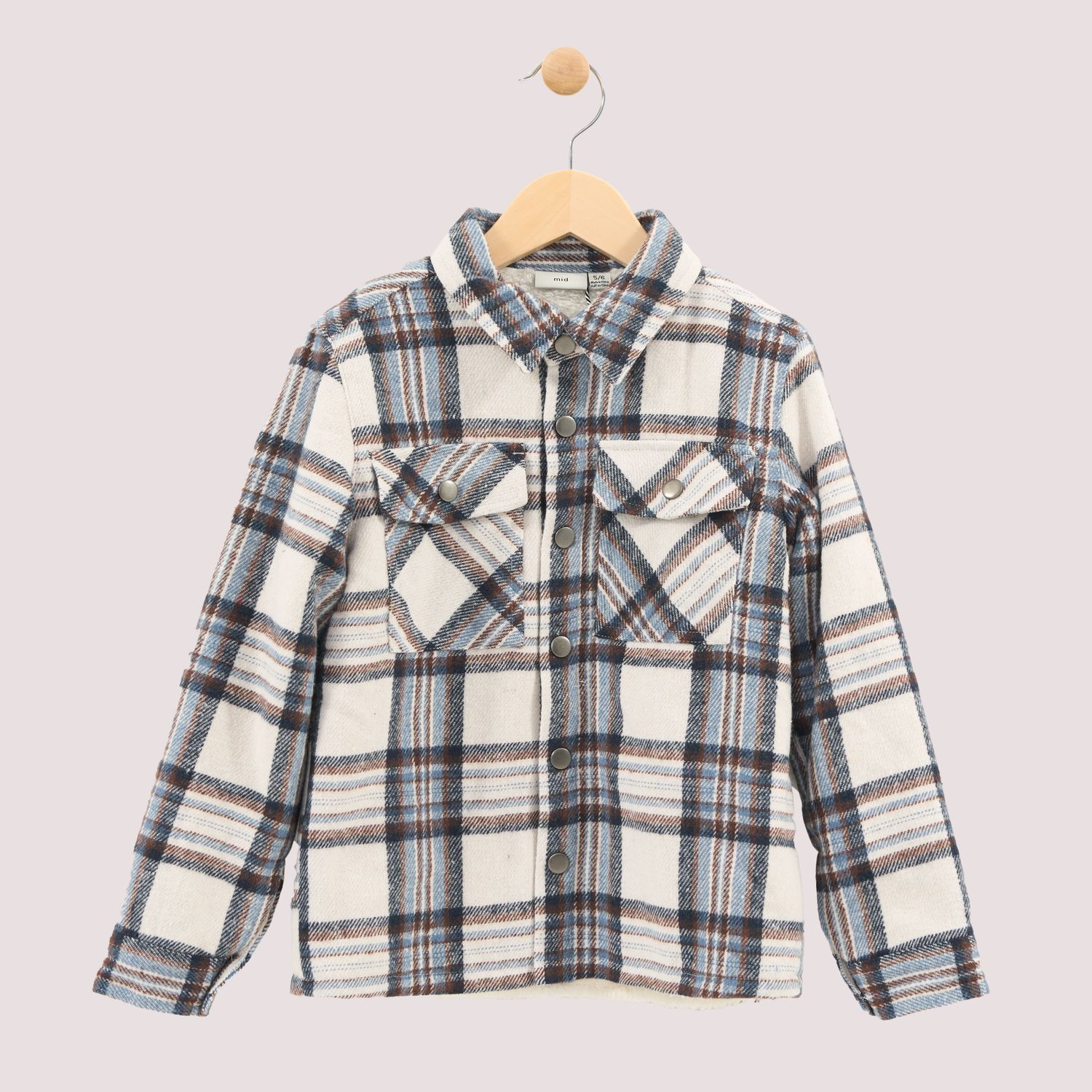Sherpa Lined Blue Shacket