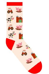Mojja Socks - S/M Farm Animals
