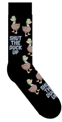Mojja Socks - L/XL Shut the Duck