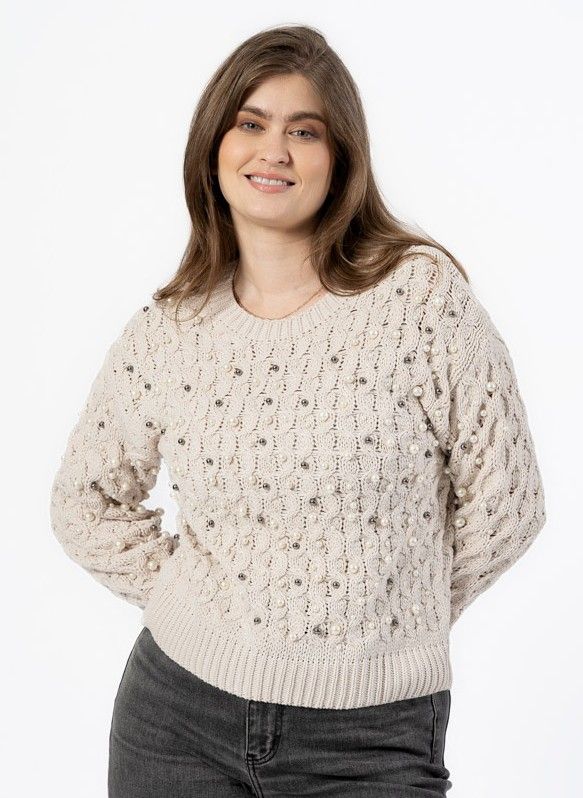 Wheat Pearl Sweater