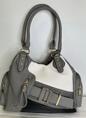 Ribbed Buckle Purse