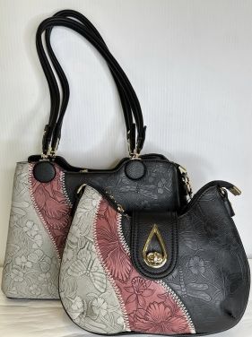 Tooled Wave Purse
