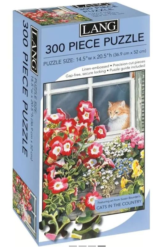 300pc Large Art Puzzle - Cats in the Country
