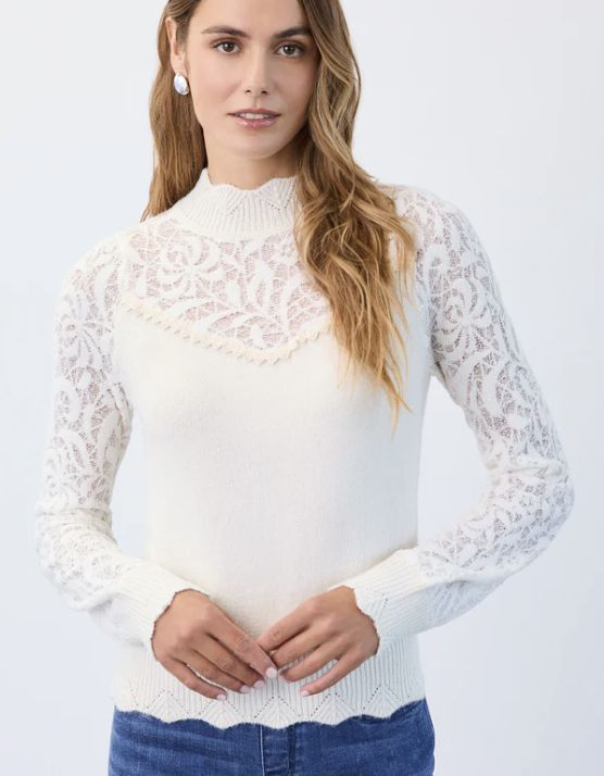 FDJ Mixed Media Sweater