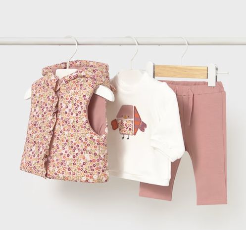 MYRL Floral Vest Suit