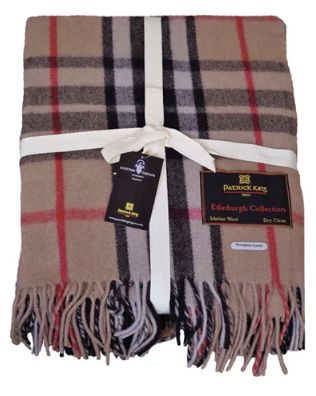 Thompson Camel Deluxe Blanket