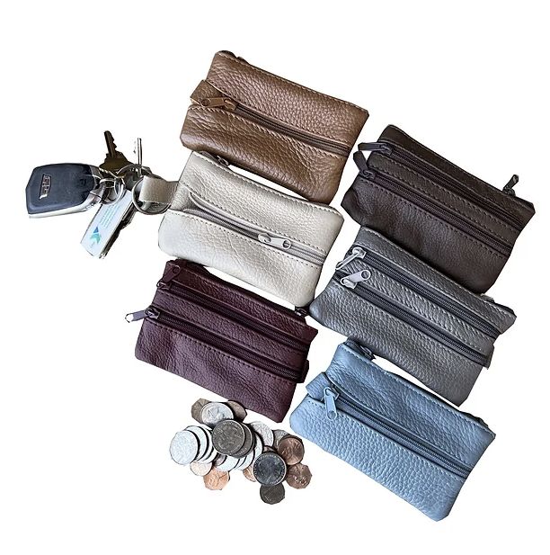 Leather Key Coin Purse
