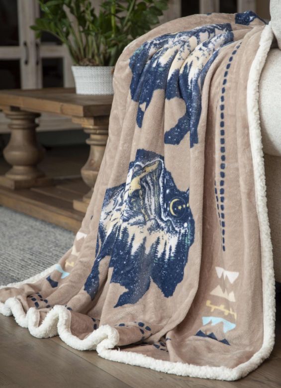 Three Buffalo Throw
