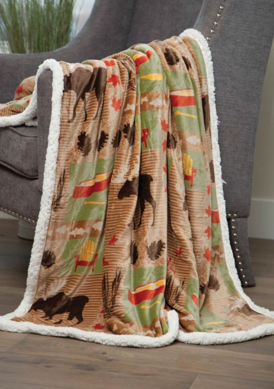 Great Lakes Plush Throw