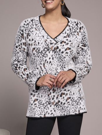 Tribal Animal V Neck