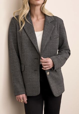 Tribal Roll Sleeve Blazer