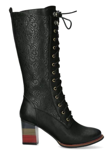 Misstyl by LV Tall Black Boot