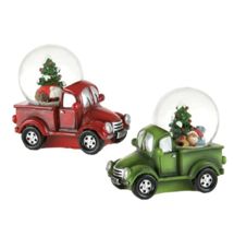 Red/Green Truck Tiny Waterglobe