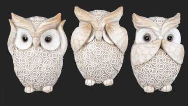 CT 87134  Owl Set 3pc