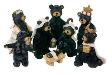 CT T183 Bear Nativity