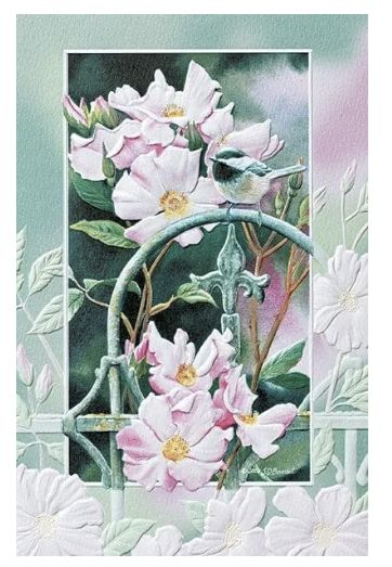 PPress Wild Rose Chickadees Psalm