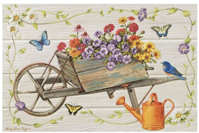 PPress Rustic Wheelbarrow