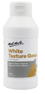 Mont Marte White Texture Gesso 250ml