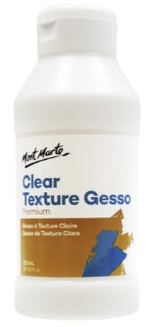 Mont Marte Clear Texture Gesso 250ml